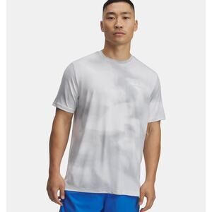 NWT Under Armour Men's UA Vanish Energy Printed Short Sleeve in White sz XL
